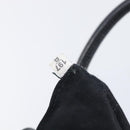 Miu Miu Hand Bag Leather 2way Black Gold Tone Auth 209363V-11
