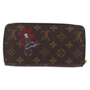 LOUIS VUITTON Kansai Zippy Wallet Long Wallet M67249 LV Auth 209367V-2
