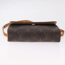 LOUIS VUITTON Monogram Pochette Florentine Waist Bag M51855 LV Auth 209371-5