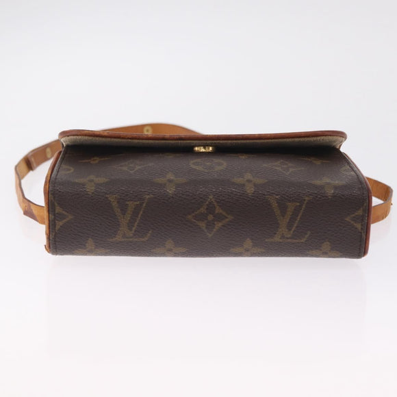 LOUIS VUITTON Monogram Pochette Florentine Waist Bag M51855 LV Auth 209371