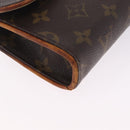 LOUIS VUITTON Monogram Pochette Florentine Waist Bag M51855 LV Auth 209371-15