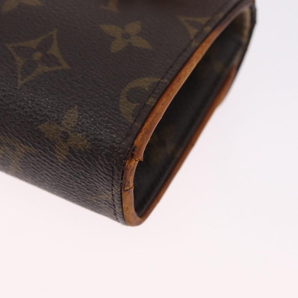 LOUIS VUITTON Monogram Pochette Florentine Waist Bag M51855 LV Auth 209371