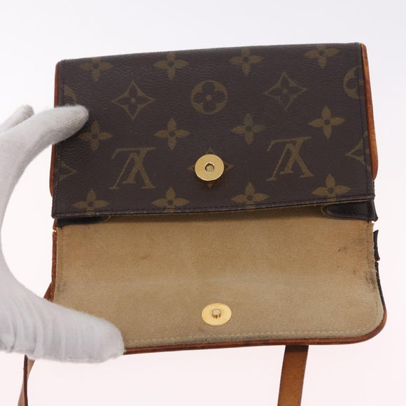 LOUIS VUITTON Monogram Pochette Florentine Waist Bag M51855 LV Auth 209371
