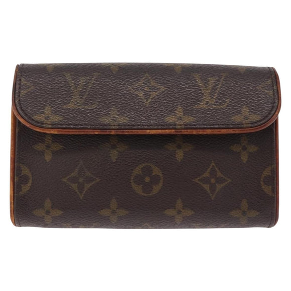 LOUIS VUITTON Monogram Pochette Florentine Waist Bag M51855 LV Auth 209371