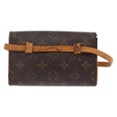 LOUIS VUITTON Monogram Pochette Florentine Waist Bag M51855 LV Auth 209371-2