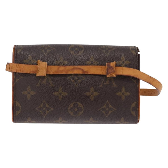 LOUIS VUITTON Monogram Pochette Florentine Waist Bag M51855 LV Auth 209371