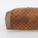 GUCCI GG Canvas Tote Bag Orange Gold Tone 308928 Auth 209372-12