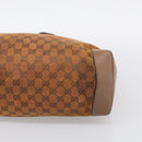 GUCCI GG Canvas Tote Bag Orange Gold Tone 308928 Auth 209372-13
