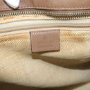 GUCCI GG Canvas Tote Bag Orange Gold Tone 308928 Auth 209372-19