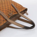 GUCCI GG Canvas Tote Bag Orange Gold Tone 308928 Auth 209372-7