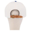 LOUIS VUITTON Baseball Cap Cotton White Blue M8160M LV Auth 209375M-3