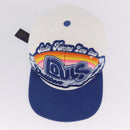 LOUIS VUITTON Baseball Cap Cotton White Blue M8160M LV Auth 209375M-9