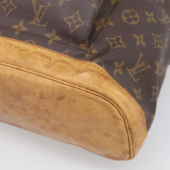 LOUIS VUITTON Monogram Montsouris GM Backpack M51135 LV Auth 209376