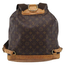 LOUIS VUITTON Monogram Montsouris GM Backpack M51135 LV Auth 209376-3