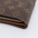 LOUIS VUITTON Monogram Compact Zip Wallet M61667 LV Auth 209378V-10