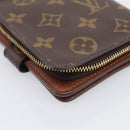 LOUIS VUITTON Monogram Compact Zip Wallet M61667 LV Auth 209378V-11