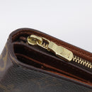LOUIS VUITTON Monogram Compact Zip Wallet M61667 LV Auth 209378V-12