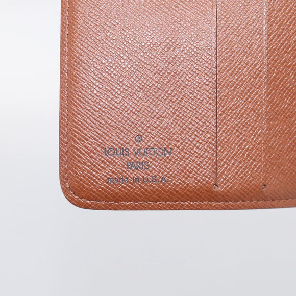 LOUIS VUITTON Monogram Compact Zip Wallet M61667 LV Auth 209378V