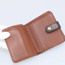 LOUIS VUITTON Monogram Compact Zip Wallet M61667 LV Auth 209378V-17
