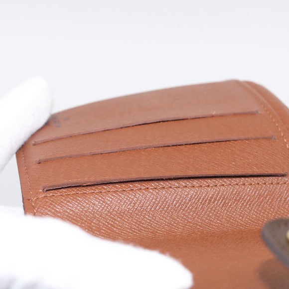 LOUIS VUITTON Monogram Compact Zip Wallet M61667 LV Auth 209378V