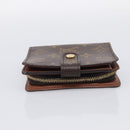 LOUIS VUITTON Monogram Compact Zip Wallet M61667 LV Auth 209378V-4