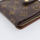 LOUIS VUITTON Monogram Compact Zip Wallet M61667 LV Auth 209378V-9