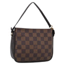 LOUIS VUITTON Damier Ebene Trousse Make Up Pouch N51982 LV Auth 209381A-1