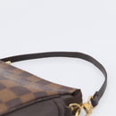 LOUIS VUITTON Damier Ebene Trousse Make Up Pouch N51982 LV Auth 209381A-10