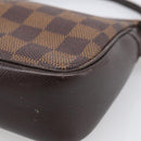 LOUIS VUITTON Damier Ebene Trousse Make Up Pouch N51982 LV Auth 209381A-13