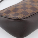 LOUIS VUITTON Damier Ebene Trousse Make Up Pouch N51982 LV Auth 209381A-14