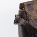 LOUIS VUITTON Damier Ebene Trousse Make Up Pouch N51982 LV Auth 209381A-18