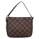 LOUIS VUITTON Damier Ebene Trousse Make Up Pouch N51982 LV Auth 209381A-3