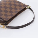 LOUIS VUITTON Damier Ebene Trousse Make Up Pouch N51982 LV Auth 209381A-8