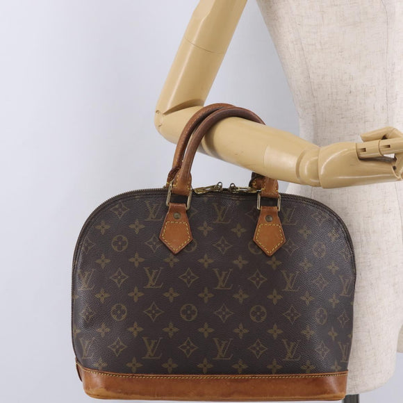 LOUIS VUITTON Monogram Alma Hand Bag M51130 LV Auth 209385