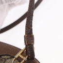 GUCCI GG Supreme Web Sherry Line Shoulder Bag PVC Beige 904 02 047 Auth 209388-11