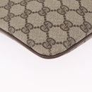 GUCCI GG Supreme Web Sherry Line Shoulder Bag PVC Beige 904 02 047 Auth 209388-13