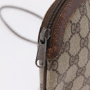 GUCCI GG Supreme Web Sherry Line Shoulder Bag PVC Beige 904 02 047 Auth 209388-18