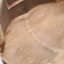 GUCCI GG Supreme Web Sherry Line Shoulder Bag PVC Beige 904 02 047 Auth 209388-21