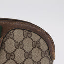 GUCCI GG Supreme Web Sherry Line Shoulder Bag PVC Beige 904 02 047 Auth 209388-3
