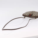 GUCCI GG Supreme Web Sherry Line Shoulder Bag PVC Beige 904 02 047 Auth 209388-9