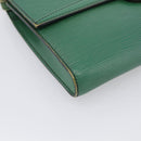 LOUIS VUITTON Epi Pochette Arche Shoulder Bag Green M52574 LV Auth 209389-11