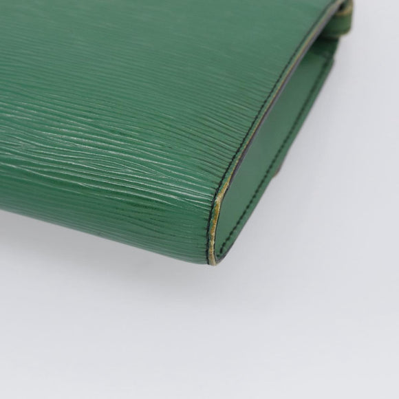 LOUIS VUITTON Epi Pochette Arche Shoulder Bag Green M52574 LV Auth 209389