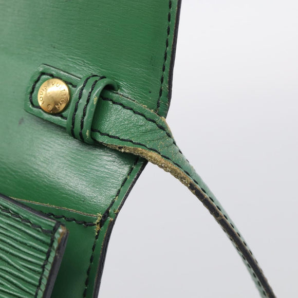 LOUIS VUITTON Epi Pochette Arche Shoulder Bag Green M52574 LV Auth 209389