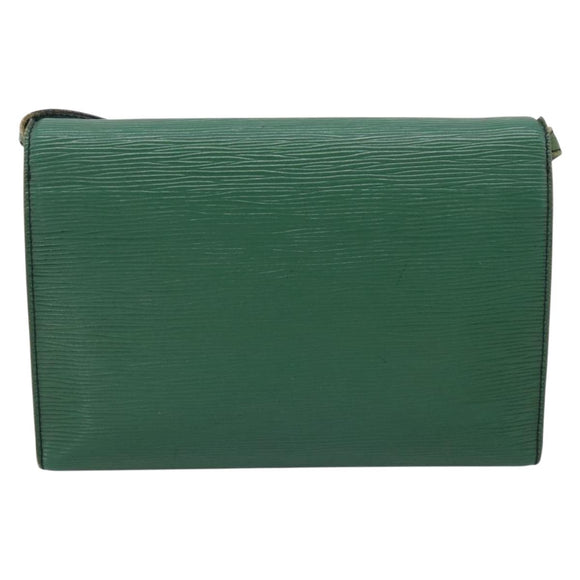LOUIS VUITTON Epi Pochette Arche Shoulder Bag Green M52574 LV Auth 209389