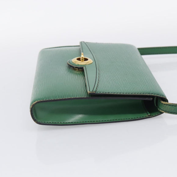 LOUIS VUITTON Epi Pochette Arche Shoulder Bag Green M52574 LV Auth 209389