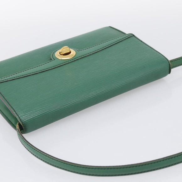 LOUIS VUITTON Epi Pochette Arche Shoulder Bag Green M52574 LV Auth 209389