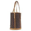 LOUIS VUITTON Monogram Bucket GM Shoulder Bag M42236 LV Auth 209397-1