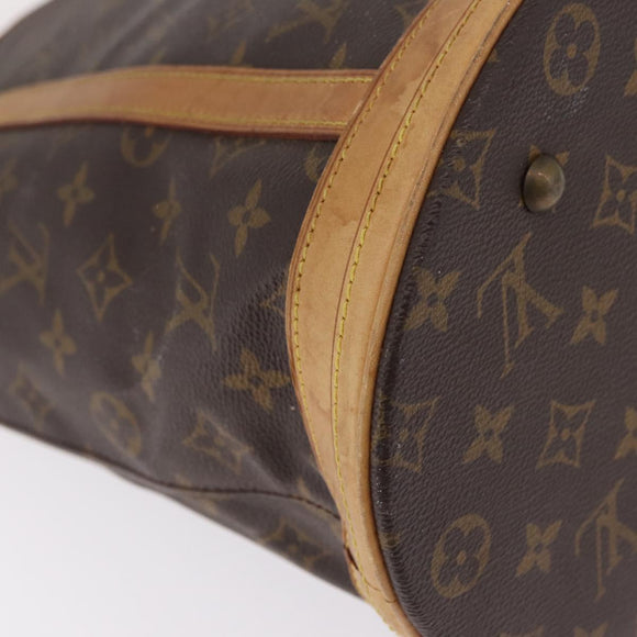 LOUIS VUITTON Monogram Bucket GM Shoulder Bag M42236 LV Auth 209397