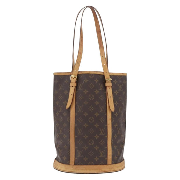 LOUIS VUITTON Monogram Bucket GM Shoulder Bag M42236 LV Auth 209397