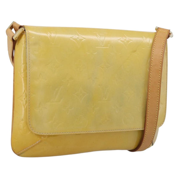 LOUIS VUITTON Monogram Vernis Thompson Street Bag Gris M91008 LV Auth 209400